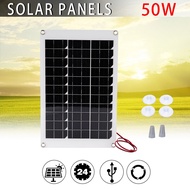 50W Solar Panel DC Interface Outdoor Portable Solar Panel Can Be Paired with A Water Pump