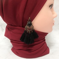 hijab earring pin tudung ala earring/jarum peniti/ pin tudung/hijab earring/pinring kerongsang brooc