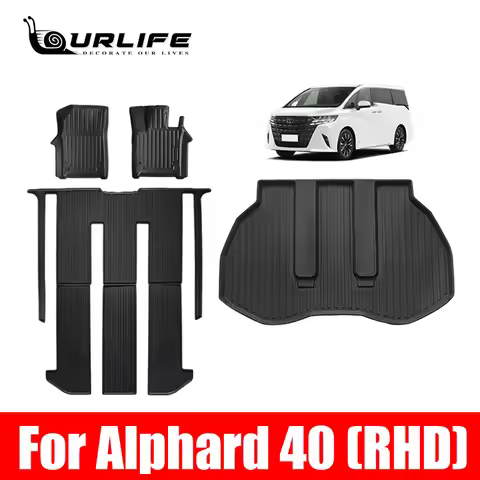 For Toyota Alphard Vellfire 30 40 RHD 2015 to 2024 AH30 AH40 Car TPE Mat Waterproof Car Floor mats c