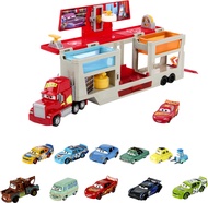 Mattel Disney Pixar Cars Color Changers Paint Shop Mack with Detachable Cab, Color Change Lightning