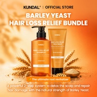 [KUNDAL] Barley Yeast Hair Loss Relief Shampoo & Treatment Duo Set