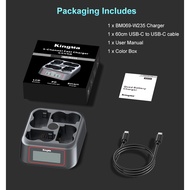 Kingma Fast Charger PD 45W For Sony NP-FZ100 ที่ชาร์จแบตเตอรี่ FZ100 รองรับแบต 4ก้อน