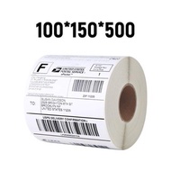 MADS Shopee A6 A6 Fan Fold Stacked Thermal Barcode Sticker 100*150mm(500pcs) / Paper Bar Code Label / Pelekat Kertas