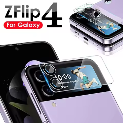 For Samsung Galaxy Z Flip 4 Camera Lens Protectors Tempered Glass Full Cover Film for Galaxy ZFlip4 