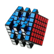 Qiyi Sticker Magic Speedcube Black  6x6x6 7x7x7 Cube Magic 4x4 5x5 6x6 7x7 Speed Puzzle Educational 