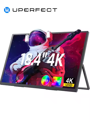 UPERFECT 18.4 Inch 4K UHD Portable Gaming Monitor HDR 3MS FreeSync IPS HDR Computer Display Bulit in