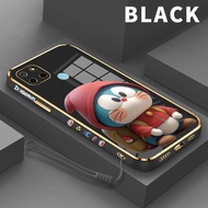 Case HP Realme C21Y C21 Casing Softcase Kesing Phone Cesing Cassing Lembut Lucu Doraemon untuk Cashi