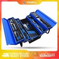VODELL 85pcs Tools Box Set 5 Tier 1/2" & 1/4'' Combination Socket Wrench Ratchet Sata Spanner Tool