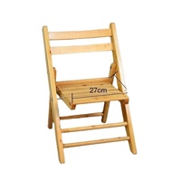 Household Foldable Portable Chair Solid Wooden Chair Folding Wooden Chair Armchair Outdoor Cedar Dining Table Chair Chair