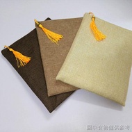 [Buddhist Sutra Bag Sutra Cloth] Linen Hand-Copied Sutra Scripture Bag Sutra Cloth Buddhist Sutra Ba