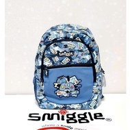 (ORIGINAL) Smiggle Away Classic Backpack/Kids Backpack SD/SMP - Blue