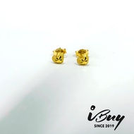 IBUY 916 Gold * LOVE EARSTUD 0.49G 22K (916)
