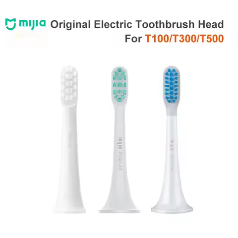 3pcs Original MIJIA T100 T300 T500 Sonic Toothbrush Heads Teethbrush Replacement Heads Sonic Oral Hy