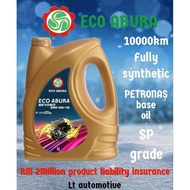ECO ABURA Fully Synthetic 5W40 4L premium engine oil 10 000km Petronas base oil