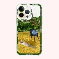 For infinix Hot 11 10 9 Play 50 60i 60 30 30i Smart 10 9 Ins TPU Clear Case Oil Painting D477