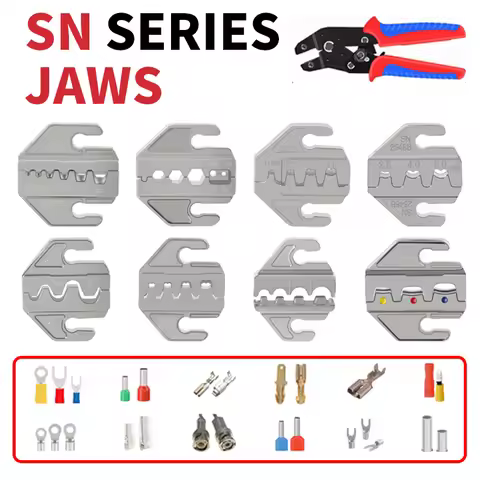 Crimping Tool Pliers Crimp Jaw Set,4mm slot jaws,SN JAWS,SN-58B/02C/2546B/2549/06/06WF/03H/68B/58BS,