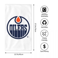 Edmonton Oilers Logo NHL Absorbent Towel Square Towel Face Towel Beach Hand Towel Bath Towel Towel R