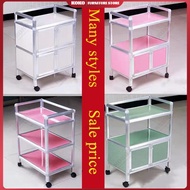 （Pulley）Kitchen cabinet beauty cart beauty cart barber shop tool cart trolley barber tattoo nail too