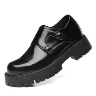 End Quality 2023 Heightening Men's Shoes Men's 10cm Inner Heightening Single Shoes Men's 8cm8cm Leat