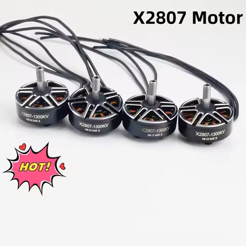1/4pcs X2807 2807 Motor 1300KV 6S Brushless Motor for FPV Freestyle 7inch Long Range LR7 Drones DIY 