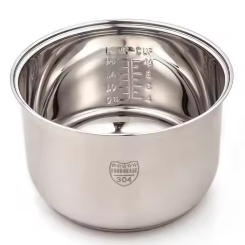 304 stainless steel thickened Rice cooker inner bowl 5L for Panasonic SR-TMG10 SR-TMH10 rice cooker 
