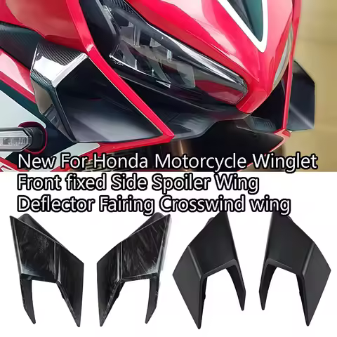 For Honda CBR650F CBR650R CBR500R CBR1000RRR Motorcycle Winglet Front fixed Side Spoiler Wing Deflec