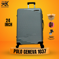 Koper 24 inch Polo Geneva 1037 Ukuran Bagasi - Tas Travel - Tas koper - koper fiber hardcase - koper