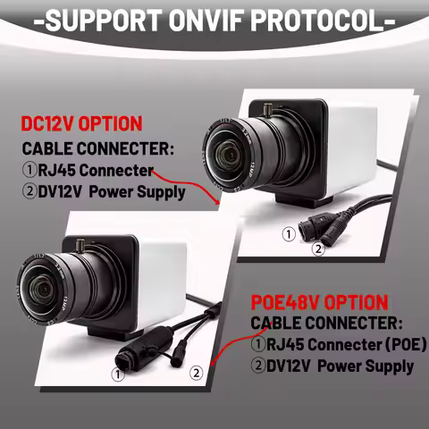 3840x3104 4K 12MP IP Camera Manual Varifocal Lens 1/2.49" CMOS H.265 Onvif Ai Face/Motion Detection 