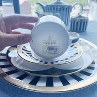 餐盤英國Royal Crown Derby頓悟骨瓷歐式意面平盤西餐盤碟子餐具家用