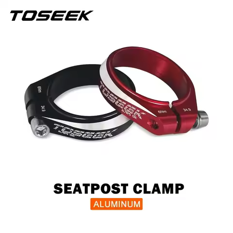 TOSEEK Bicycle Seatpost Clamp Aluminum Alloy Seat Post Clamp Bike Seatpost Clamps Parts 31.8/34.9mm