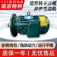 HY&amp; YEZSeries Nanjing Special Tapered Rotor Three-Phase Asynchronous Motor Building Motor Mixer Motor 1KI0