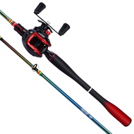 FRRTC 1.65M/1.8M เอ็นตกปลา Joran Pancing Cetak และรอกตกปลาชุดเหยื่อล่อปลาลากสูงสุด10Kg สำหรับตกปลาน้