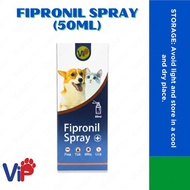 Fipronil Spray 50ml Pet Coat Care Support For Dogs Cats Easy Use