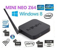 MINIX NEO Z64 Series Z64W Windows 8.1 with Bing TV Box Intel Atom Z3735F 64bit Quad Core CPU 2G/32G XBMC 1080P Smart TV Receiver