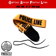 Dluxe Police Line Guitar Strap