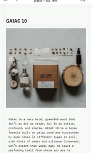 情人節禮物！Le Labo Tokyo GAIAC 10 50ml