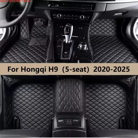 Car Floor Mats For Hongqi H9（5-seat）2020 2021 2022 2023 2024 2025 Floor Mats For Cars All Weather Wa