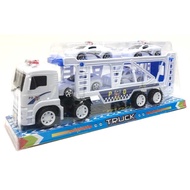 SUPER TRUCK 8818B TRAILER TRUCK & POLICE CAR