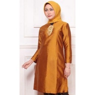 kebaya atasan tunik taffeta/kurung melayu taffeta iriana/ ATASAN KEBAYA MODERN NEW TUNIK TAFFETA / T