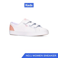KEDS รองเท้าผ้าใบหนัง แบบสวม รุ่น TIEBREAK LEATHER สีขาว ( WH67880 )