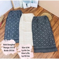 REALPICT!! Ready-to-Wear Span Songket Skirt Songket Skirt Plus Size Songket Skirt with Elastic Waist