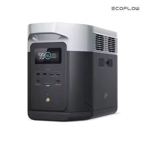 ECOFLOW Portable Power Station DELTA 2 Max, 2400W LFP Solar Generator, Full Charge in 1 Hr, 2048Wh S