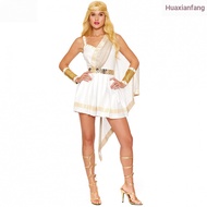 European American Athena Greece COS Costume Game Costume Medieval Cleopatra Princess Party Costume