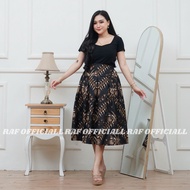 Rok Payung 7/8 Motif Batik / ROK MODERN / ROK KERJA WANITA / ROK REMPEL / BAWAHAN WANITA /  ROK PANJ