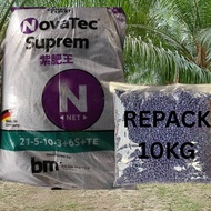 10KG BAJA SUBUR NOVATEC SUPREME 21-5-10-3+6s+TE PEMBAJAAN ANAK POKOK JADI SUBUR BAJA SUBUR