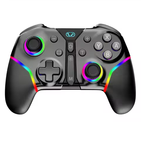 Gamepad for Switch, OLED, Lite, PC, iOS, Android, SKT-7048 Controller with RGB ,Bluetooth, Virbratio