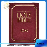 Cozy Faith Bible Pillow - Plush Book Shape with Bible Verse, Perfect Christian Gift for Kids and Adu