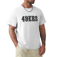 New Fashion Vintage Style T-Shirt 49ers Logo Pattern Cute Custom-Made Graphic Men's Clothing