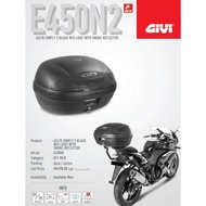 ( 1PCS ) E450N2 45LTR SIMPLY 2 BLACK WITH OUT LIGHT SMOKE GIVI BOX E45 N2