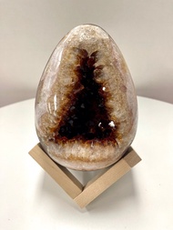 收藏級極品焦糖黃水晶恐龍出奇蛋🔮三角口金腰帶